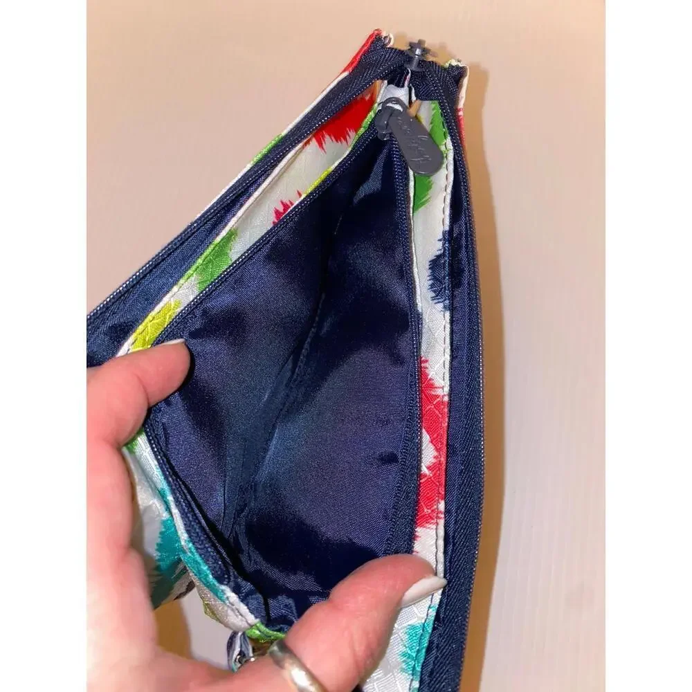 Thirty-One‎ Bright Geometric Diamond Print Zip Travel Organizer